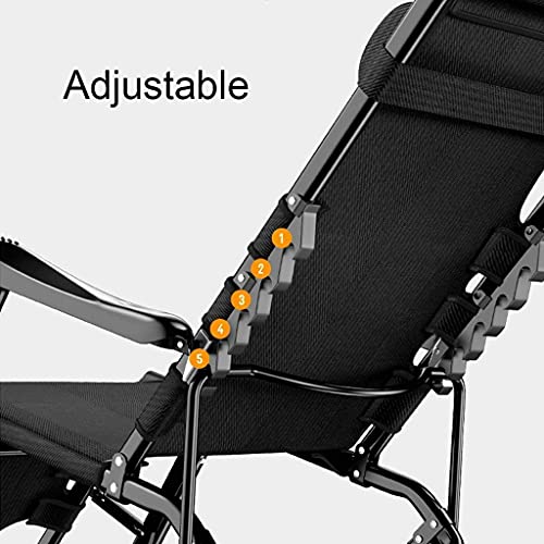 Liegestuhl Sonnenliege Gartenliege Lounge Sessel Klappbarer Liegestuhl für Sonnenliegen mit gepolsterten Kissen und… – Bild 6