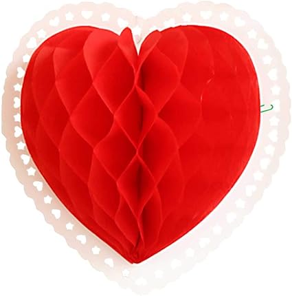Amazon Com 3d Red Heart Hanging Valentines Days Decoration