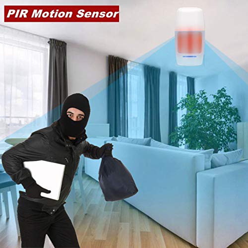 WiFi Alarm System Home Security System Smart Alarm 9 PiecesKit DIY No