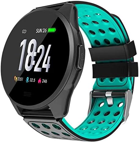 Hoteon 1.3 inch Color Screen Fitness Watch, IP67 Waterproof Smart Activity Tracker with Heart Rate Monitor,BP,Pedometer,Calorie Counter,Sleep Monitor, SMS/SNS Alert (Blue)