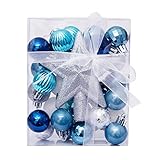 Yennuo 30PCs Christmas Ball Baubles Party Xmas Tree