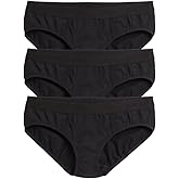 TomboyX Iconic Briefs Underwear for Women, Cotton Blend Sustainable Soft Stretch Fabric, Full Coverage Low Rise Brief Panties