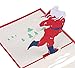 Bluboon 3D Greeting Cards Papercraft 7 Pack Holiday Birthday Pop Up Cards Gift