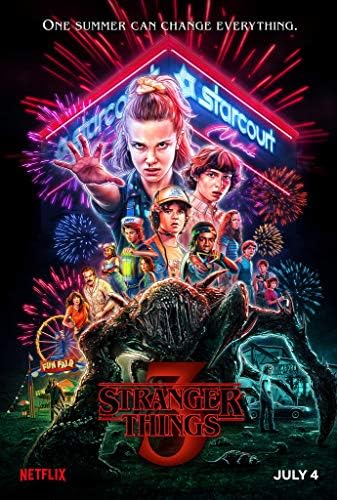 Stranger Things Poster Print Size 24x18 Decoration semi Gloss Paper