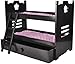Naomi Home Kids Doll Bunk Bed with Trundle Espresso