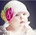 Jewelry Kingdom Infant Toddler Girl Baby Handmade Knit Crochet flowers Hat Cap