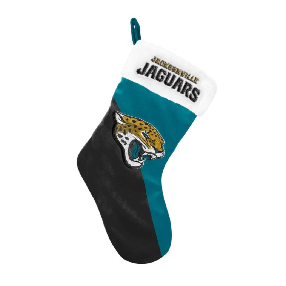 Forever Collectibles Foco NFL Jacksonville Jaguars 2020 Basic Santa Claus Stocking Stocking Santa Claus Christmas