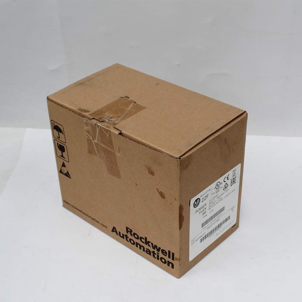 Allen Bradley VFD Variable Frequency Drive 22F-B2P5N103 PowerFlex4M AC Drive, 240 (208) VAC, 3PH, 2.5 Amps, 0.37 kW, 0.5 HP
