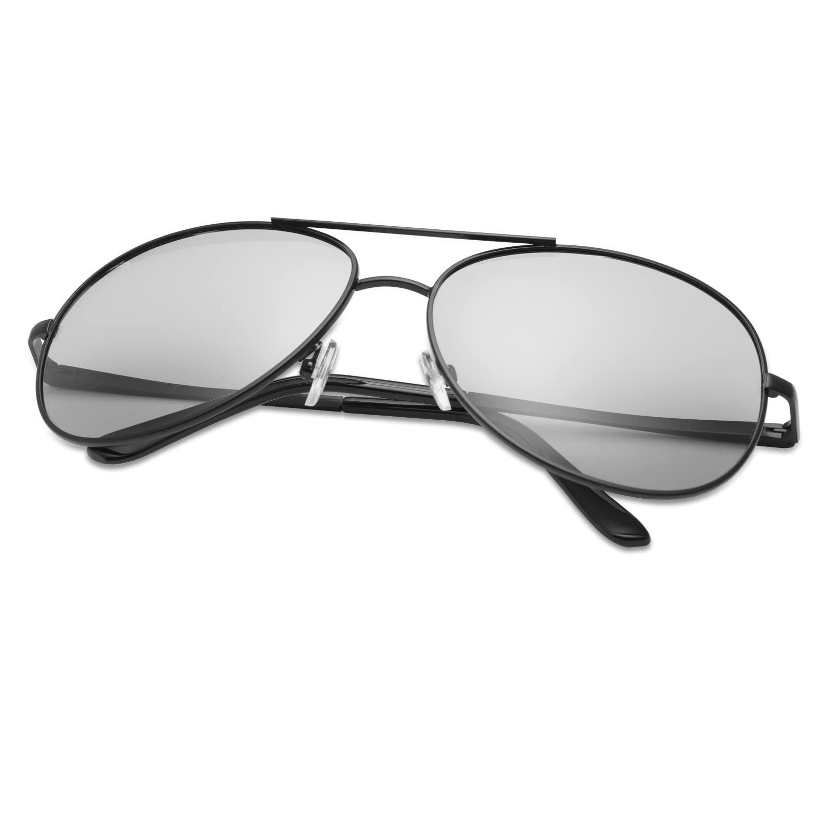 Spring Hinge Photochromic Polarized Sunglasses for Men and Women Al-Mg Metal Frame Sports Driving Glasses UV400 Protection Eyeglasses Anti Glare Eye Fatigue Golf Fishing Cycling Ultra-light Eyewear