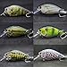 wLure Minnow Crankbait for Bass Fishing Bass Lure Jerkbait Fishing Lure (HC25KB, with Tackle Box)