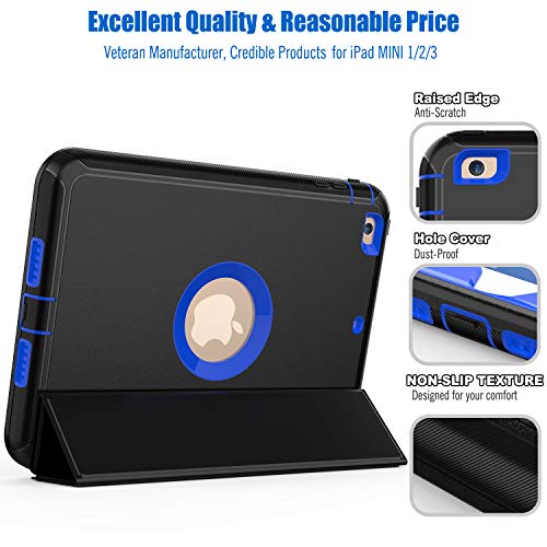 image for SEYMAC Stock for iPad Mini Case iPad Mini 1/2/ 3 Case, (Not for mini4)