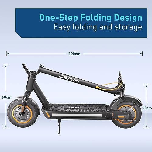 Hiboy MAX Pro Electric Scooter, 500W Motor, 46.6 Miles Range&22 MPH, 11