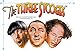 Popfunk The Three Stooges Heads T Shirt & Stickers - Large, Black