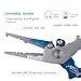 Piscifun Fishing Pliers Braid Cutters Split Ring Pliers Hook Remover Lightweight Fish Holder (#1 Generation Blue& Silver)