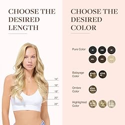 GOO GOO Clip in Hair Extensions Real Human