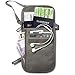 RFID Blocking Neck Stash Passport, Unisex, Grey