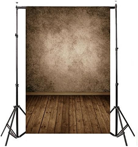 fasloyu Vinyl Wood Wall Floor Photography paper Studio Prop Backdrop Background 3x5FT (E)