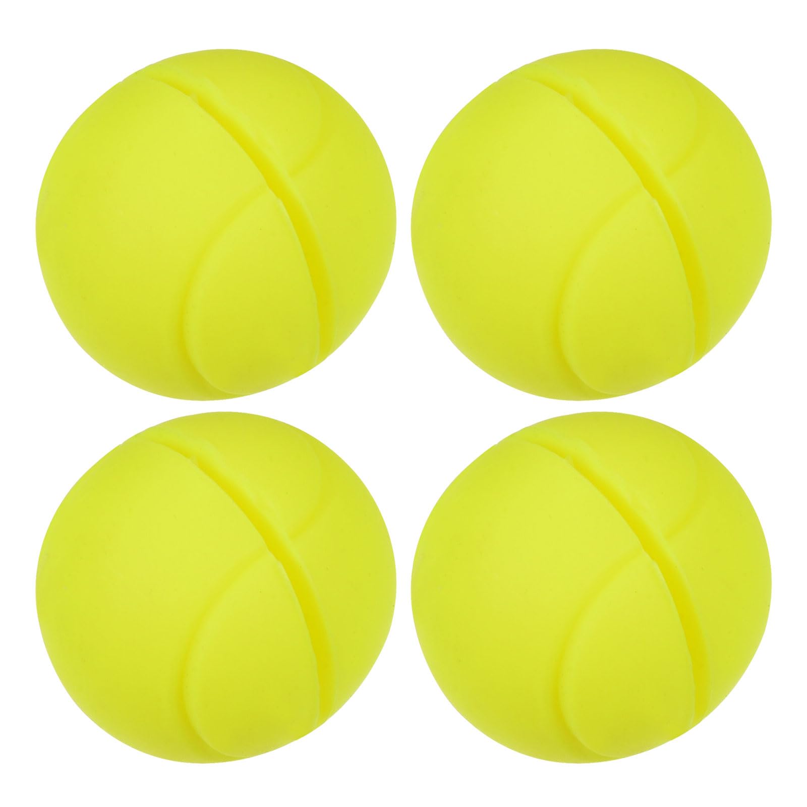 M METERXITY 4 Pack Tennis Vibration Dampener - Shock Absorber, Silicone Racket String Damping, Apply to Tennis Racket (2.2cm, Yellow)