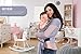 BABYWAYBE Wrap Sling Carrier for Infants and Newborn - Perfect Shower Gift - Breathable Soft Stretchy Carrier - Safe and Easy to Use - 4-in-1: Soft Carrier, Baby Sling, Postpartum Belt, Nursing Cover