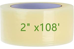 AVVECKEL 2" x108' Greenhouse Tape, Greenhouse Repair Tape, Heavy Duty Plastic 6 mil Repair Farm Supply to Repair Rip Clear Poly Film Sheeting Permanent Resistant UV Polyethylene Patch Repair Kit Reinforced