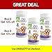 Organic Omega 3 Dogs & Cats - Fish, Algal & Flaxseed Oils - Shinier Coat & Skin - Optimal Heart, Brain & Eye Health - Anti inflammatory & Longevity Formula - DHA, EPA, ALA - Bonus eBook - by SIMIEN