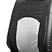 FH Group PU008114 Perforated Leatherette Full Set Car Seat Covers, (Airbag & Split Ready), White/Black Color- Fit Most Car, Truck, SUV, or Van