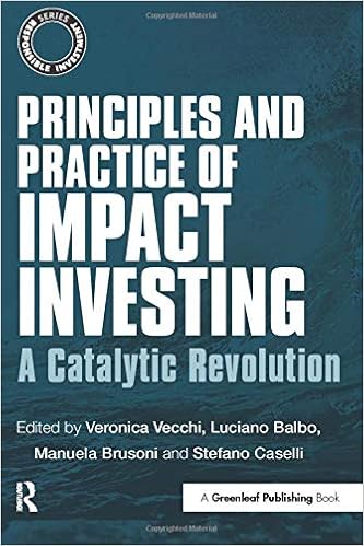 Principles And Practice Of Impact Investing Responsible - 