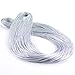 328 Feet Gift Tags String Hang Tags Rope (Silver)