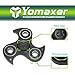 Yomaxer Fidget Spinner the Loving Turtledove Design R188 Stainless Steel Bearing EDC Fidget Toy Office Desk Gadget(Black Turtledove)