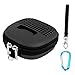Travel Case for Bose Soundlink Micro Bluetooth Speaker with a Elestic Strap and a Carabiner - Black