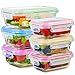 Glass Food Storage Containers with Lids