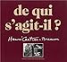 CATALOGUE CARTIER-BRESSON DE QUI S'AGIT-IL (BROCHE): HENRI CARTIER-BRESSON (LIVRES D'ART) by