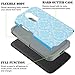 Moto G4 Play Case, Moto G Play Case (4th Gen), Starshop [Shock Absorption] Dual Layers Impact Advanced Protective Cover With [Premium HD Screen Protector Included] For Motorola Moto G4 Play(Teal Lace)