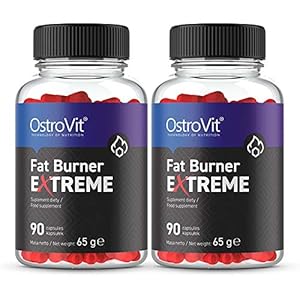 Ostrovit Fat Burner Extreme 180 Capsules | Thermogenic | Weight Loss | Slimming Pills | Fat Tissue Reduction | Energy & Endurance | Food Supplement