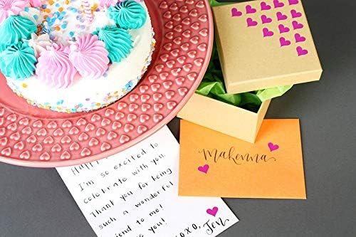 Royal Green Hearts Stickers Pink 1.3cm (13mm) Heart Labels for Gifts Packaging Seals, Crafting and Scrap-Booking 1050 Pack - Image 4