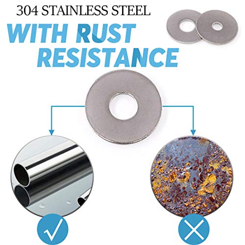 4 Glarks+175Pcs+Stainless+Washers+Assortment