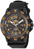 Timex Men's Expedition Gallatin | Black/Orange Tactical 24h Dial Watch TW4B05200