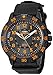 Timex Men's TW4B05200 Expedition Gallatin Black/Orange Nylon Slip-Thru Strap Watch