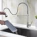 Avola Kitchen Faucet, Kitchen Sink Faucet,Brass Spring Kitchen Faucet with Sprayer