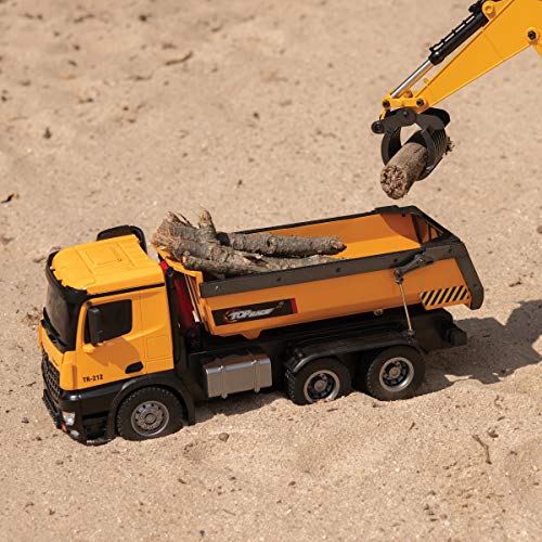 Top race remote control construction dump truck, rc dump truck