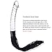 Utimi Fetish Leather Flogger Whip Bondage Sex Toy with Glass Dildo