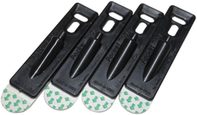 FastCap 02164 Adhesive Pocket Peg Mounts w. KK Screws and Traction Dots -4 Pack
