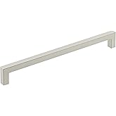 Amerock | Cabinet Pull | Satin Nickel | 8-13/16 inch (224 mm) Center-to-Center | Monument | 1 Pack | Drawer Pull | Cabinet Ha