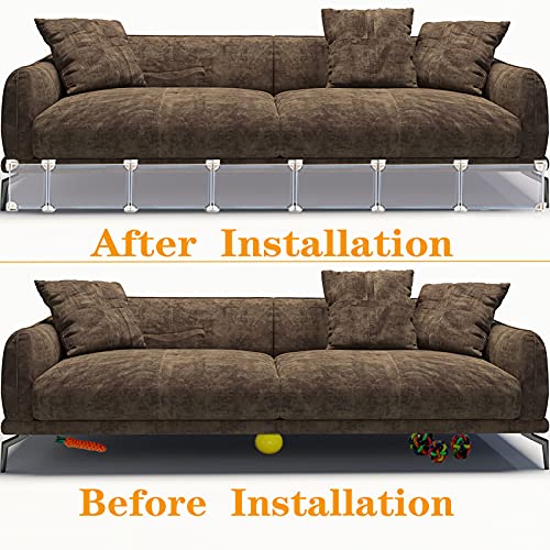 BRULVVR Under Bed BlockerGap Bumper for Under Furniture,Stop Toy Going