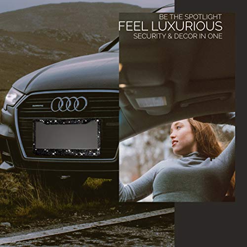 5 Glass+Diamond+License+Plate+Frame