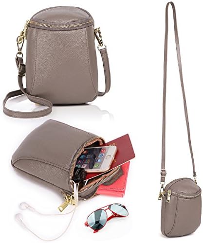 Zg Small Crossbody Purse for Women, Cell Phone Purse Crossbody Fits for IPhone 6 6S 7 8 Plus and Samsung Galaxy S7 S8 Edge