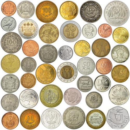 30 African Coins Mixed