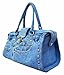 BDJ Classic Blue Denim Jean Doctor Style with Hand Stitching Edge Women Handbag