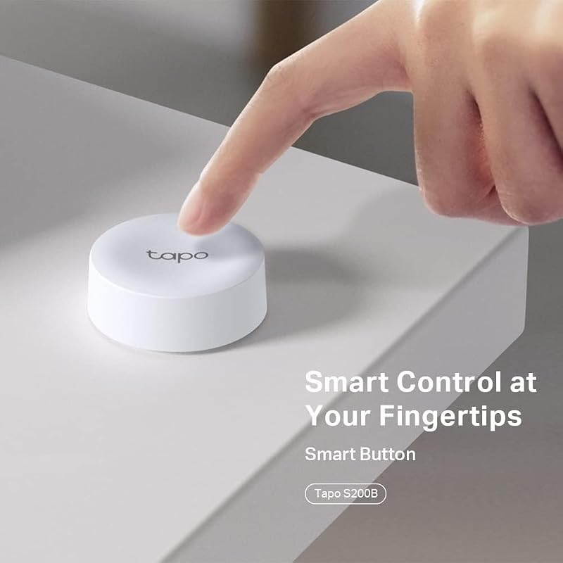 S200B - Intelligente Taste, benutzerdefinierte Aktionen, intelligente Gerätesteuerung, EIN-klick-Aktivierung, Lange Akkulaufzeit, Hub H100 erforderlich, Weiß