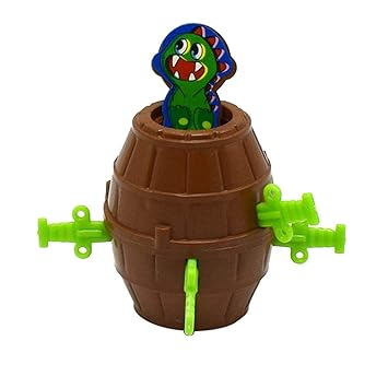 Crazy-Store Kids Funny Gadget Pirate Barrel Game Toys for Children Stab Pop Up Toy Gift